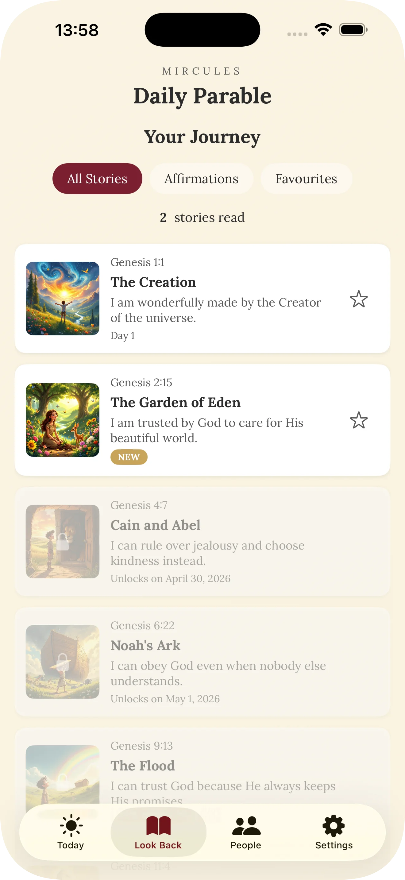 Look Back — all stories